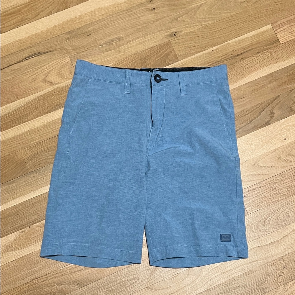 Billabong Men's Light Blue Flat Front Shorts